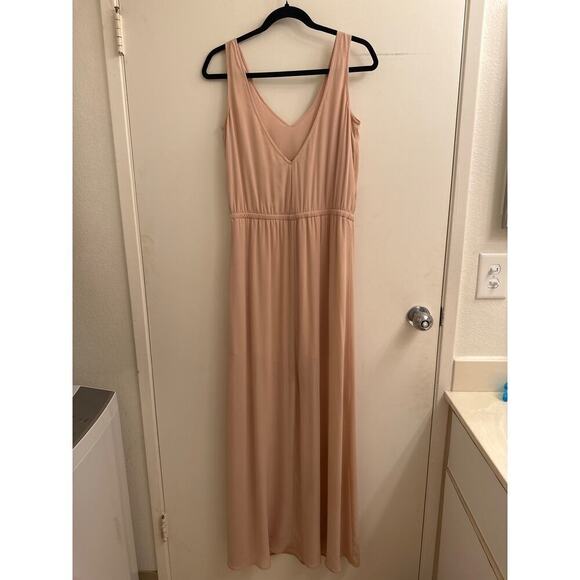 Show Me‎ Your Mumu Kendall Bridesmaid Dress Pink Show Me The Ring V Neck Slit S - Picture 6 of 8